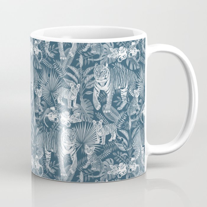 Family of Tigers (Monochrome)  Coffee Mug
