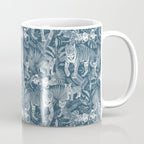 Family of Tigers (Monochrome)  Coffee Mug Gallery Image 1