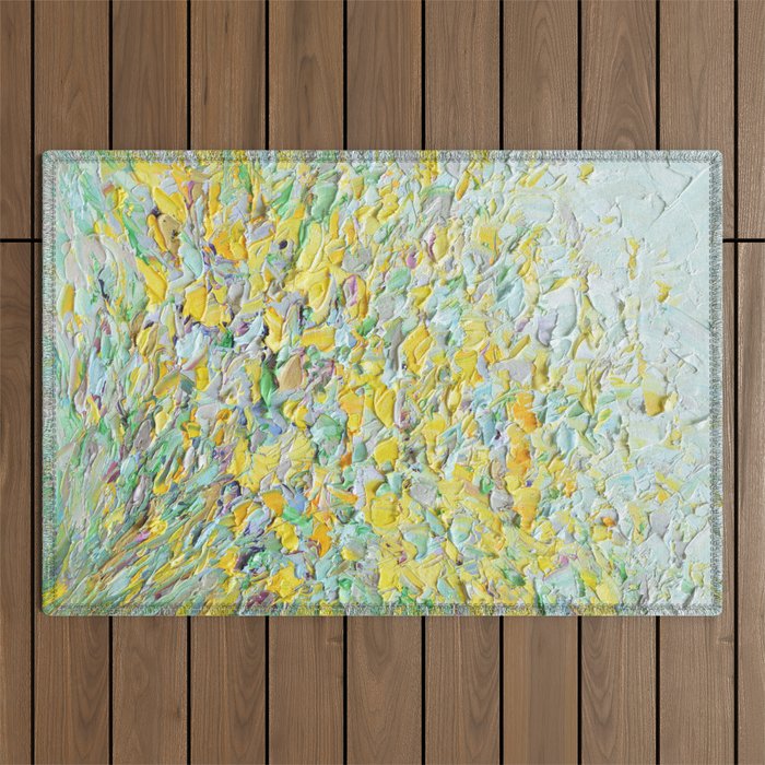 Forsythia Spring Outdoor Rug Gallery Image 1