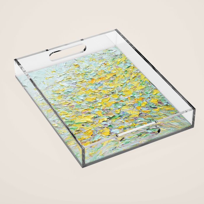 Forsythia Spring Acrylic Tray Gallery Image 1
