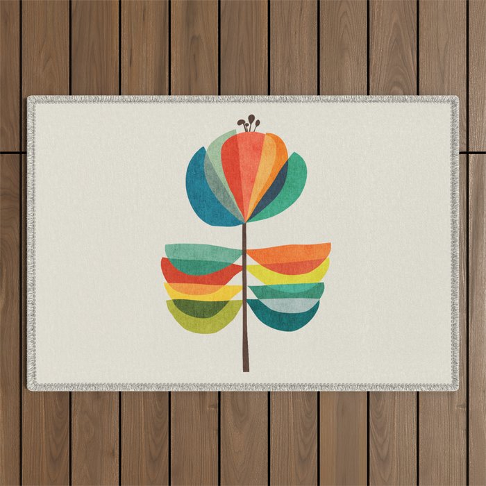 Whimsical Bloom Outdoor Rug Gallery Image 1