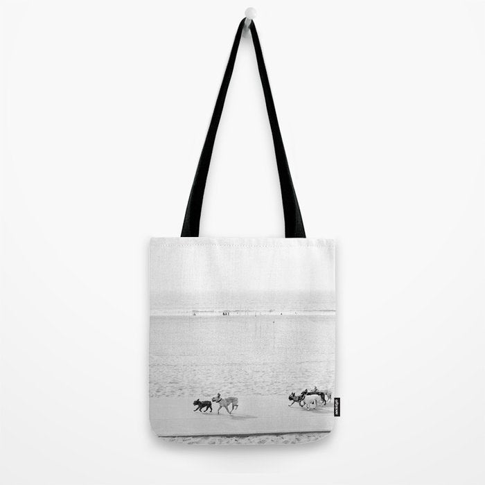 Puppy Traffic, French Bulldogs, Frenchie Art, French Bulldog Gifts Tote Bag Gallery Image 2