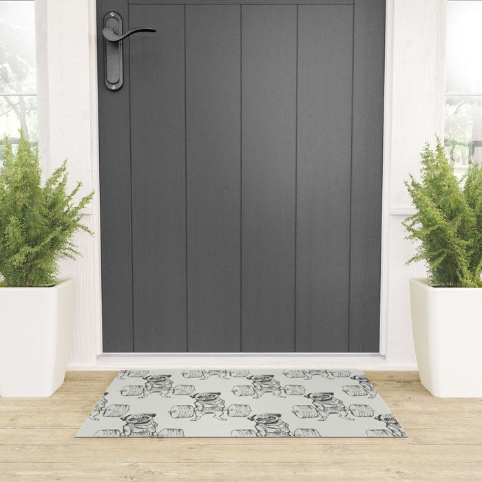 Pug Lift Welcome Mat Gallery Image 3