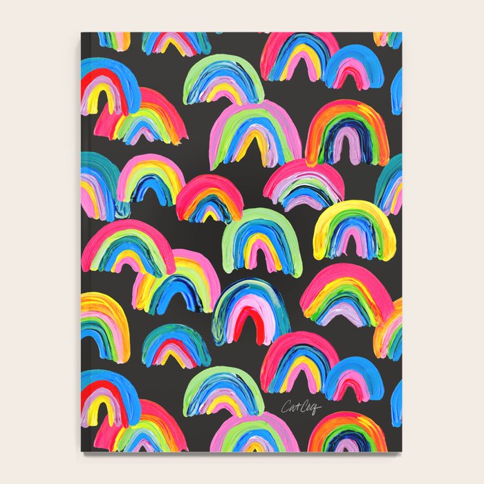 Abstract Rainbow Arcs â Charcoal Notebook Gallery Image 4