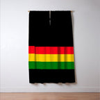Rastafarian Colors Window Curtain Gallery Image 3