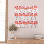 Vintage Rotary Phone - Peach Palette Wall Tapestry Gallery Image 2