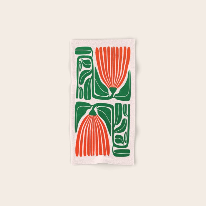 Pippin & Ferns: Les Fleurs | Flower Market 01 Bath Towel Gallery Image 1