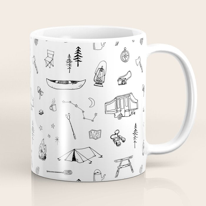 Simple Camping Coffee Mug Gallery Image 1