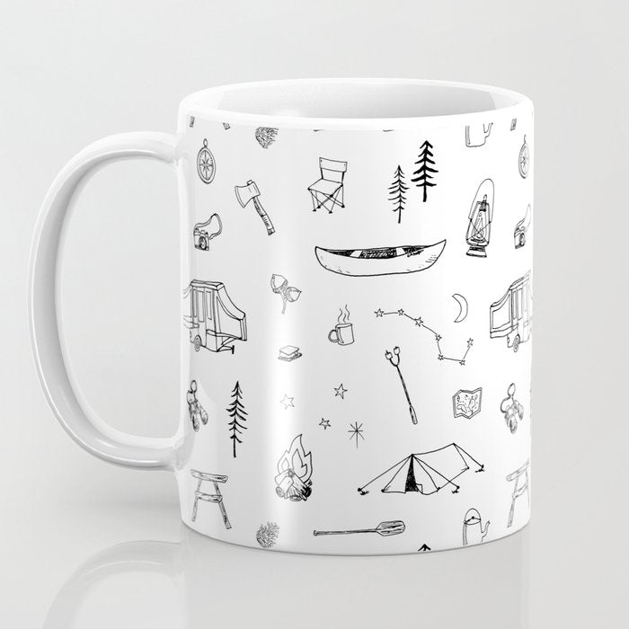 Simple Camping Coffee Mug Gallery Image 3