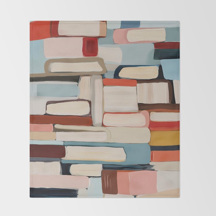 Stacked Stories Throw Blanket Gallery Image 2