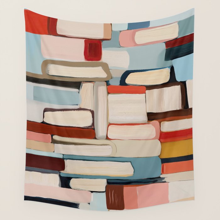 Stacked Stories Wall Tapestry Gallery Image 1