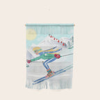 Skiing Girl Wall Hanging Gallery Image 1