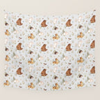 Blue Meadow Wall Tapestry Gallery Image 4