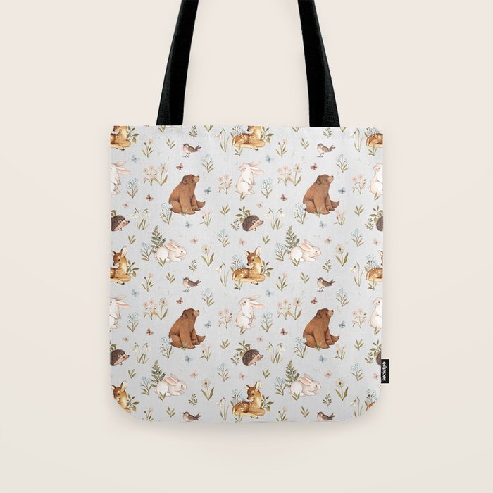 Blue Meadow Tote Bag Gallery Image 1