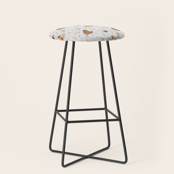 Blue Meadow Stool Gallery Image 1