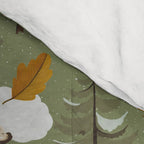 Baby animals in the leafy forest G Comforter Gallery Image 4
