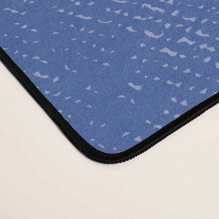 Half Circle 3 - Blue Texture Desk Mat Gallery Image 4