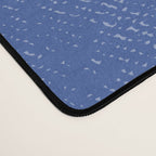 Half Circle 3 - Blue Texture Desk Mat Gallery Image 4