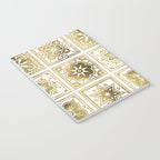 Talavera Mexican Tile - Gold Palette Notebook Gallery Image 3