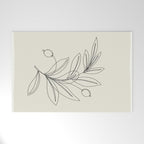 Line Olive Branch Welcome Mat Gallery Image 1
