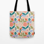 Happy Print  Tote Bag Gallery Image 1