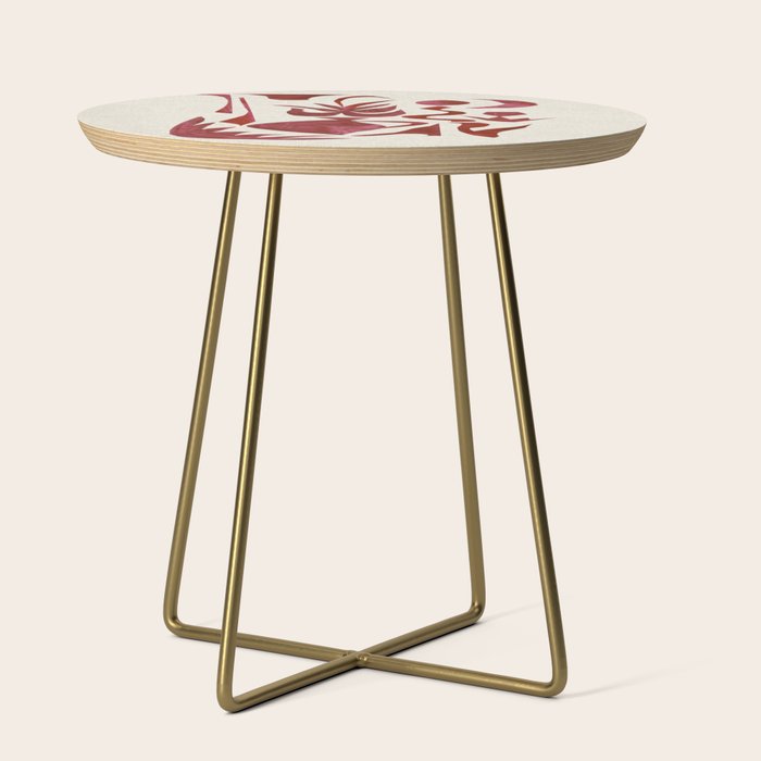 Crimson Dream In Cream Side Table Gallery Image 1