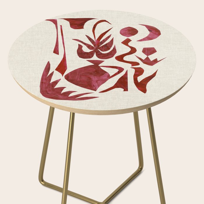 Crimson Dream In Cream Side Table Gallery Image 2