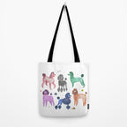 Poodles by Veronique de Jong Tote Bag Gallery Image 2