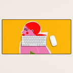 Pink Lady Desk Mat Gallery Image 1