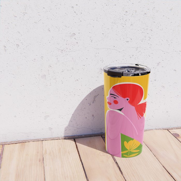 Pink Lady Travel Mug Gallery Image 4