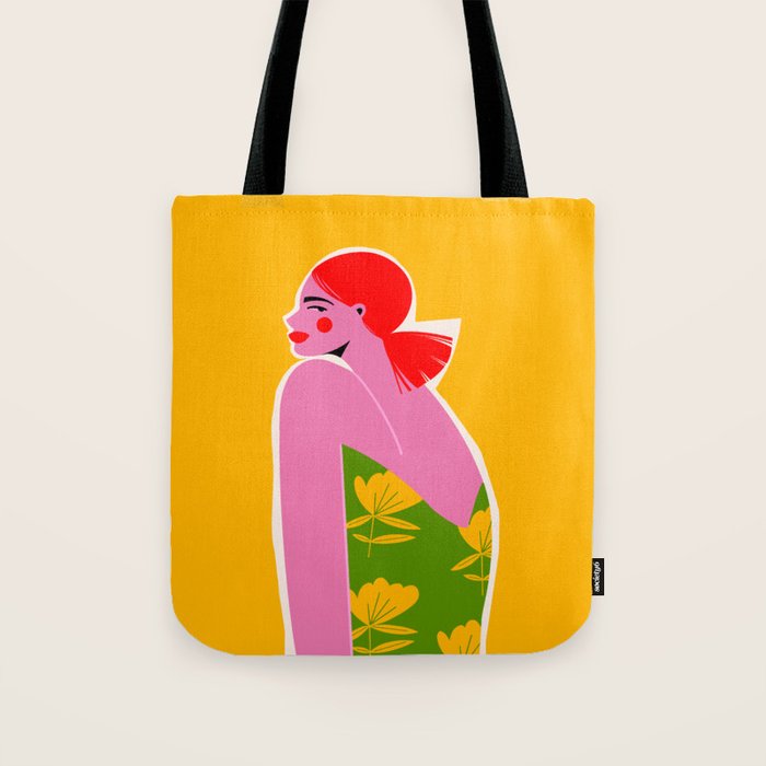 Pink Lady Tote Bag Gallery Image 1