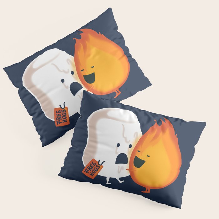 Friendly Fire Pillow Sham Gallery Image 1