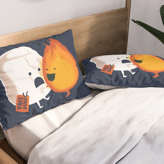 Friendly Fire Pillow Sham Gallery Image 2