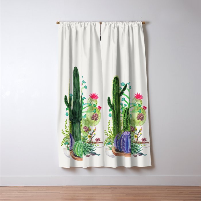 Cactus Garden Window Curtain Gallery Image 3