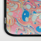 Bubblegum Candy Colors Jawbreaker Layers Pour painting Liquid Colors Funky Psychedelic Lava Lamp Laptop Sleeve Gallery Image 3