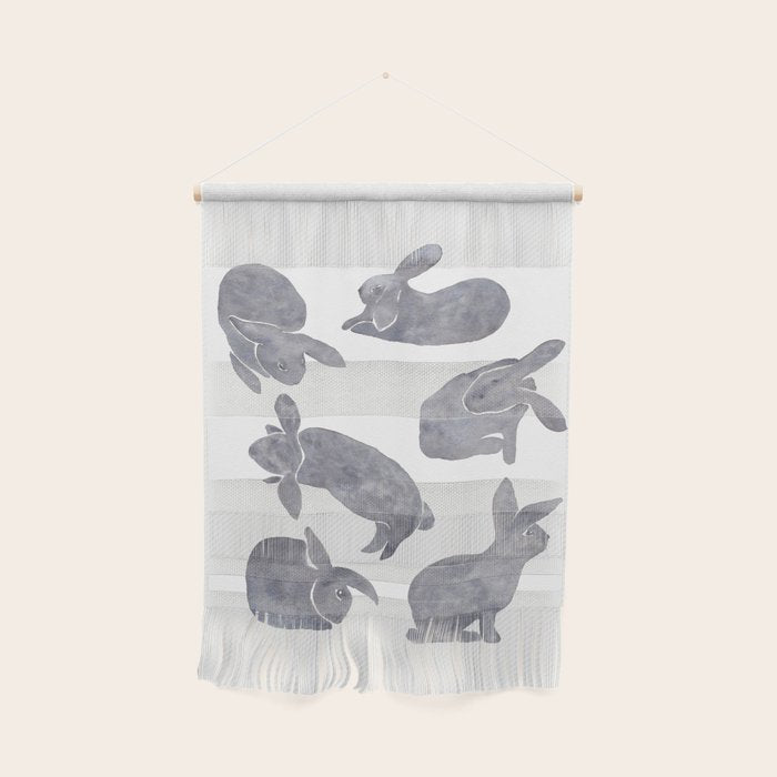 Bunny Poses Wall Hanging Gallery Image 1