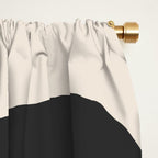 Modern Abstract Shapes 17 Window Curtain Gallery Image 2