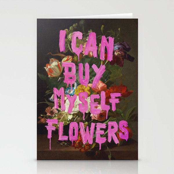 I Can Buy Myself Flowers Stationery Card Gallery Image 1