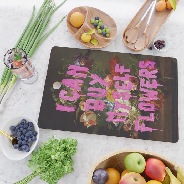 I Can Buy Myself Flowers Cutting Board Gallery Image 2