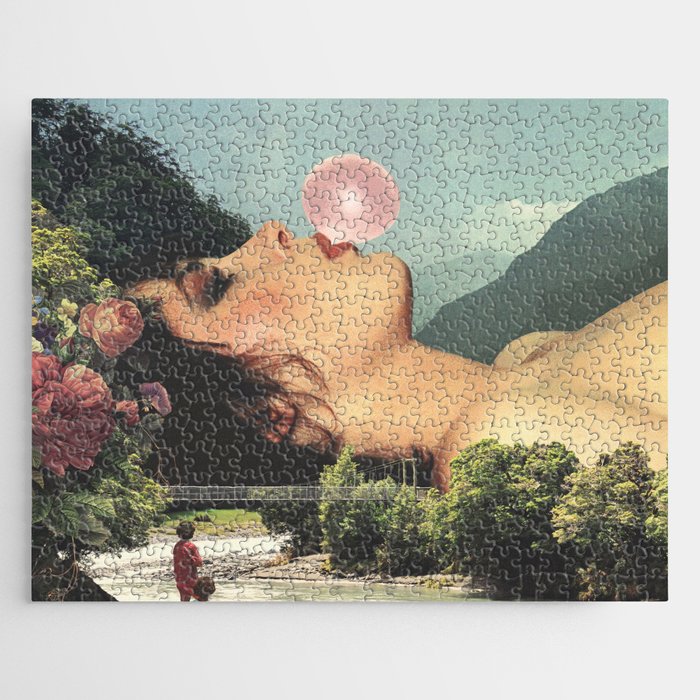 Bubble gum girl Jigsaw Puzzle Gallery Image 1