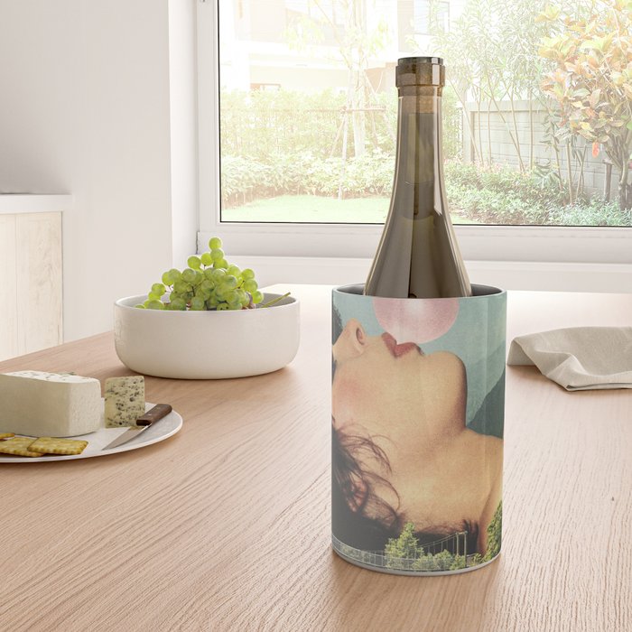 Bubble gum girl Wine Chiller Gallery Image 4