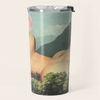 Bubble gum girl Travel Mug Gallery Image 2