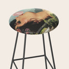Bubble gum girl Stool Gallery Image 2