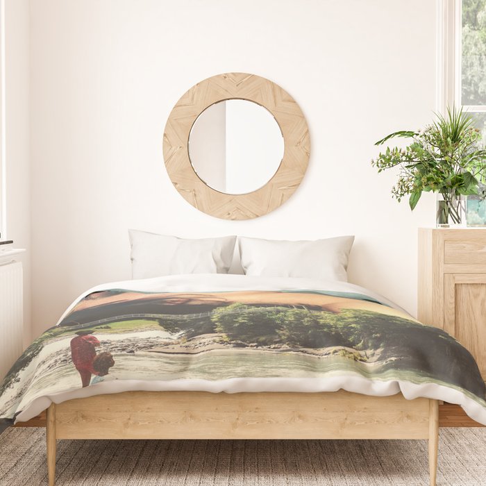 Bubble gum girl Duvet Cover Gallery Image 3