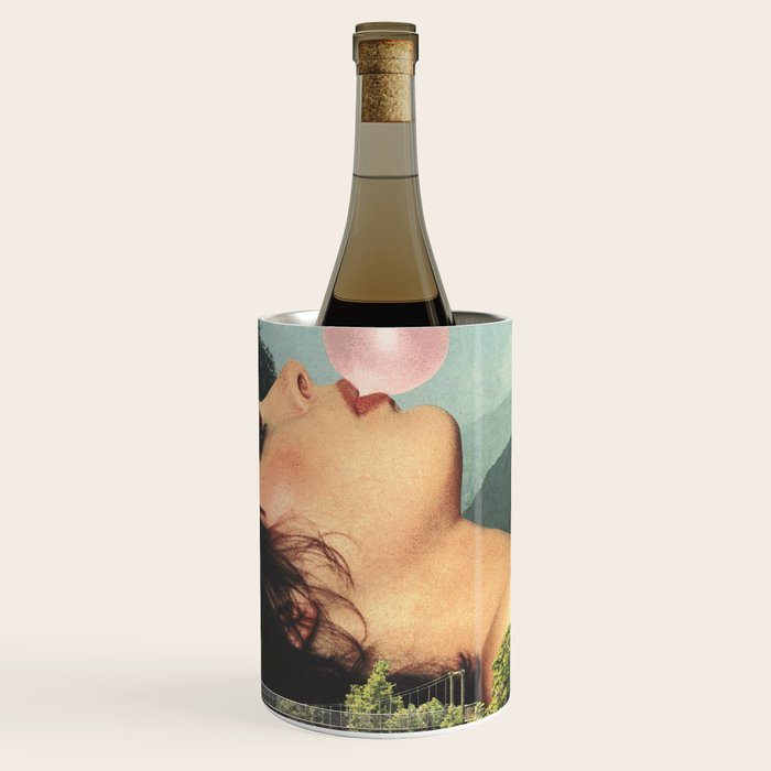 Bubble gum girl Wine Chiller Gallery Image 1