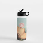 Bubble gum girl Water Bottle Gallery Image 1