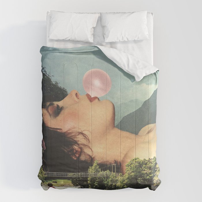 Bubble gum girl Comforter Gallery Image 6