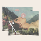Bubble gum girl Placemat Gallery Image 1