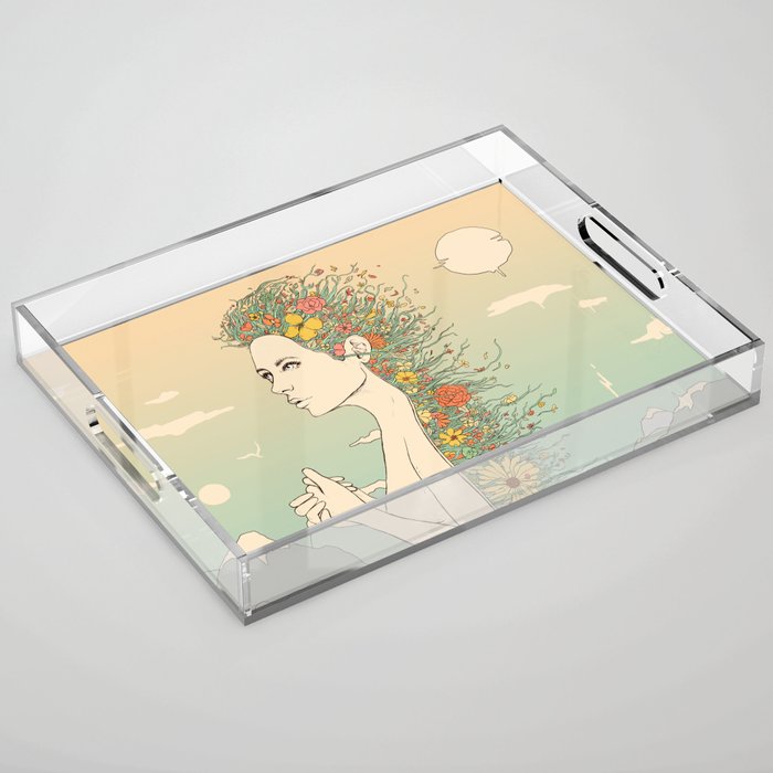 Facade of Existence (Let Life Blossom) Acrylic Tray Gallery Image 1