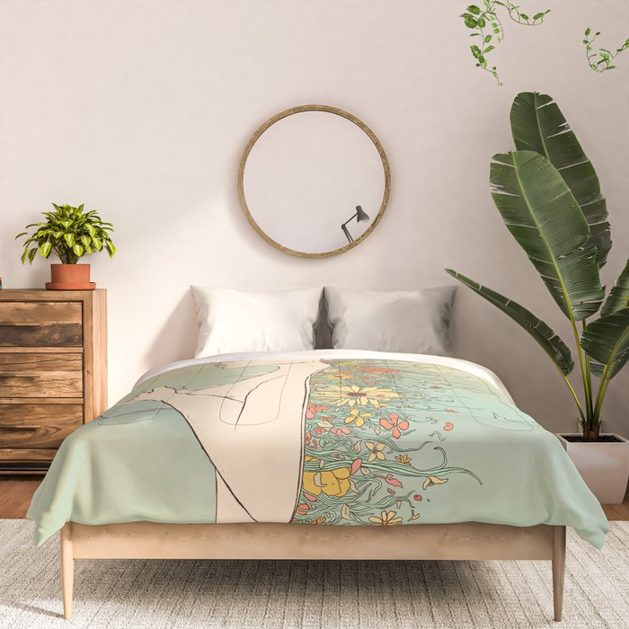 Facade of Existence (Let Life Blossom) Comforter Gallery Image 3